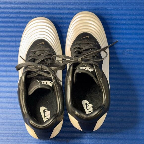 Women 9.5- Nike Lunarwavy Sky Hi QS Foamposite Hidden Wedge Heel High 727990-100 - Picture 5 of 7